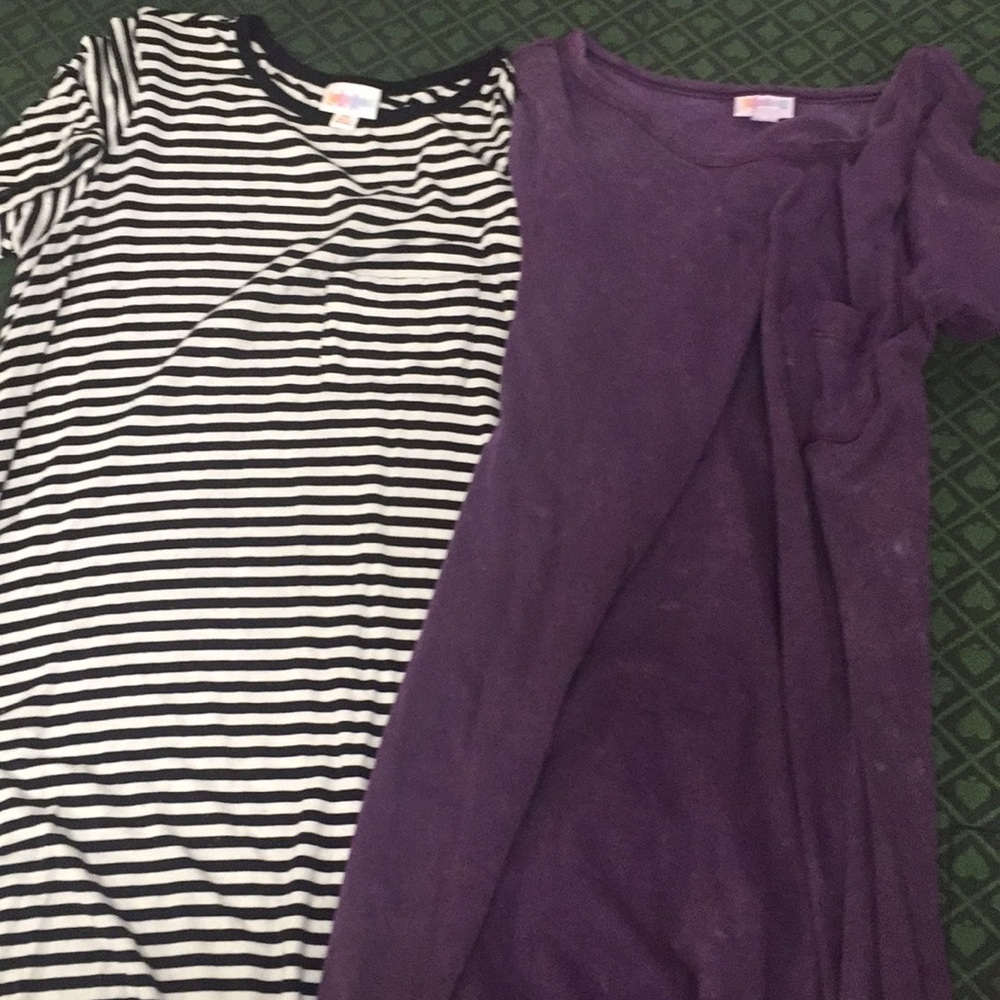 Lularoe Carly dress size xs lot of 2
